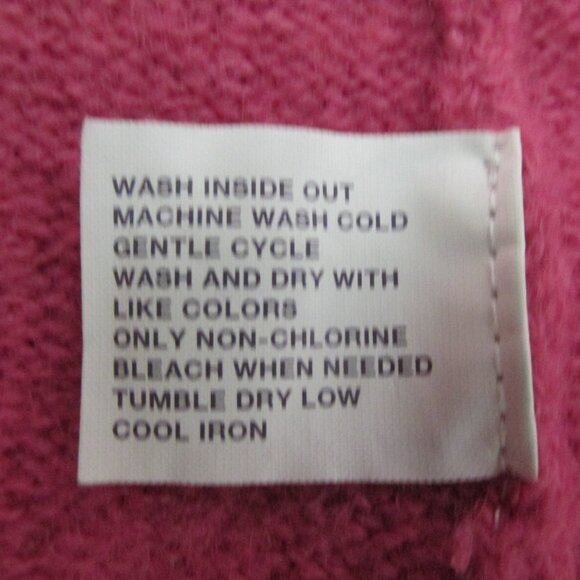 GAP MATERNITY WOMEN'S SIZE L SWEATER PINK CARDIGAN CLASSIC LS KNIT WOOL BLEND W/ - Picture 10 of 12